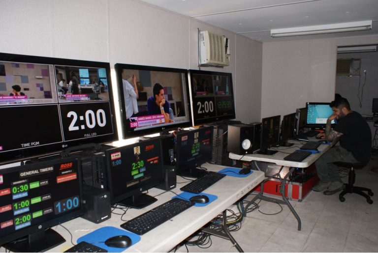 Preparativos para el Tercer Debate Presidencial en el Gran Museo del Mundo Maya