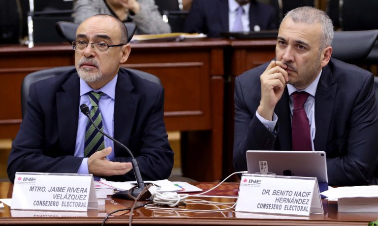 Consejeros Electorales  Jaime Rivera y Benito Nacif
