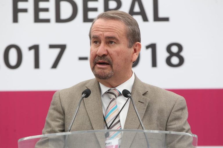 Miguel Ángel Solis Rivas Director Ejecutivo de Organización Electoral en la  Ceremonia de Inicio de la Distribución Nacional de la Documentación Electoral Custodiada.