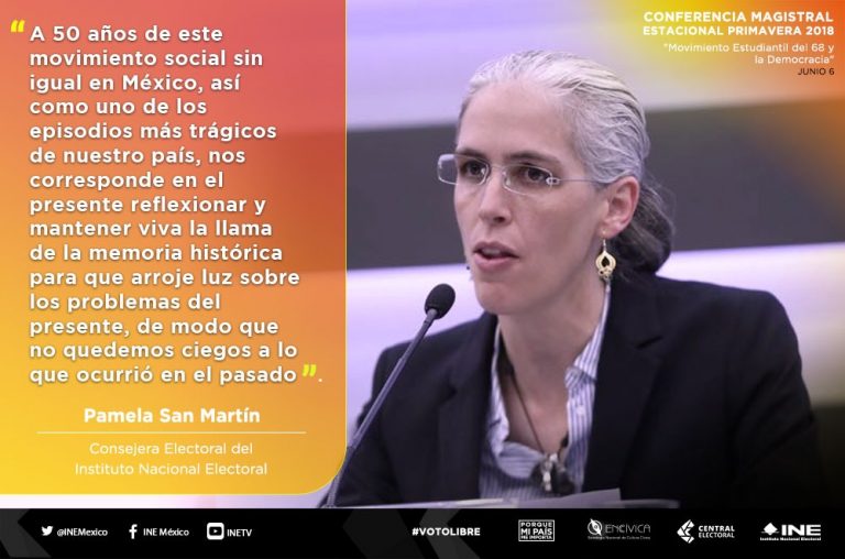 Consejera Electoral Pamela San Martín