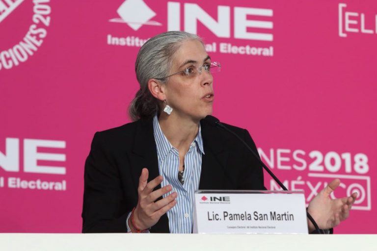 Pamela San Martín Ríos y Vallles, Consejera Electoral.