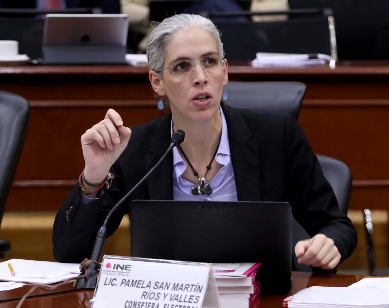 Pamela San Martín Ríos y Valles Consejera Electoral.