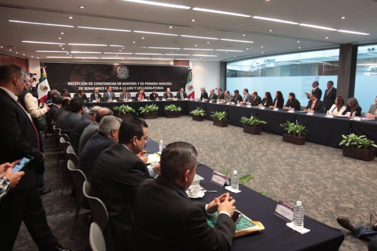 Recepción de documentación electoral en el marco de la LXIV Legislatura.