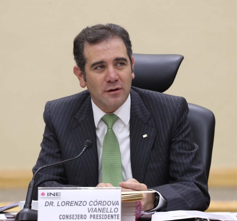 Lorenzo Córdova Vianello, Consejero Presidente del INE.