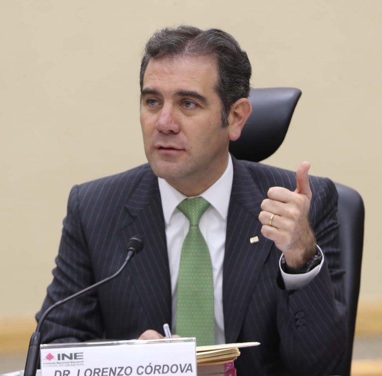 Lorenzo Córdova Vianello, Consejero Presidente del INE.