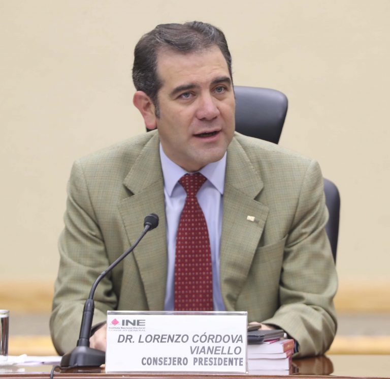 Consejero Presidente del INE Lorenzo Córdova Vianello.