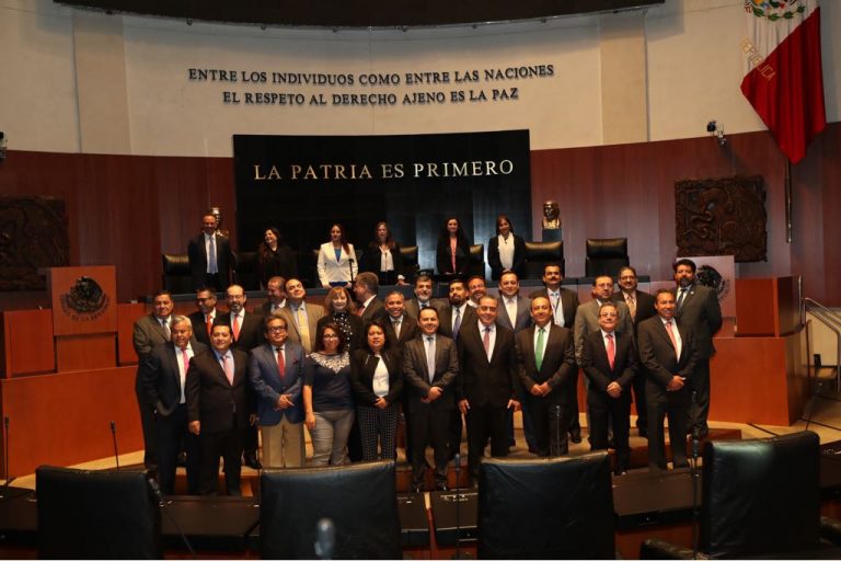 Recepción de documentación electoral en el marco de la LXIV Legislatura.