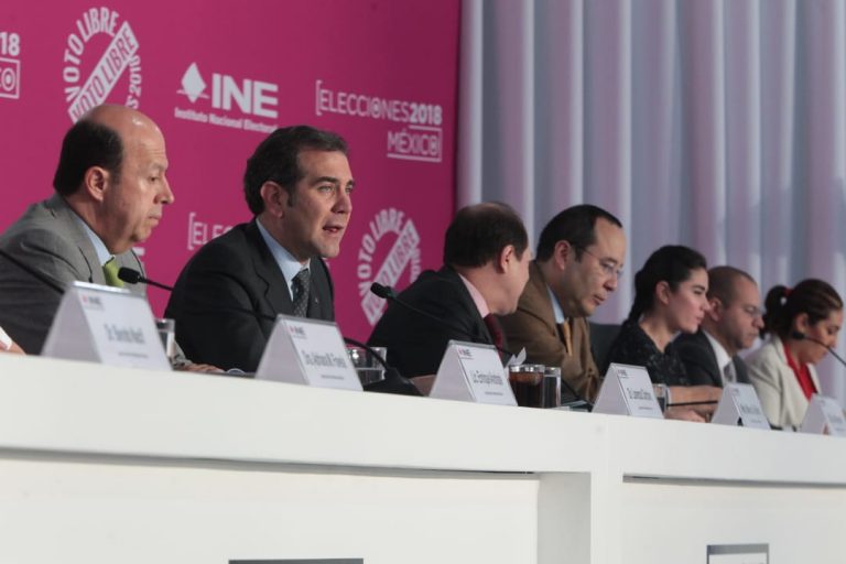 Conferencia de prensa de las Consejeras y Consejeros Electorales del INE.