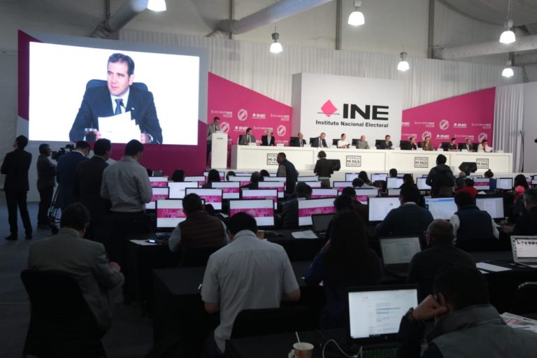 Conferencia de prensa de las Consejeras y Consejeros Electorales del INE.