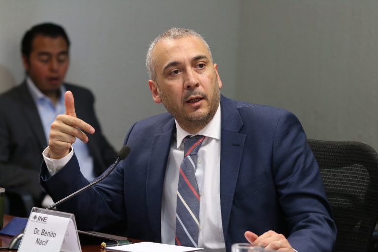 Benito Nacif Hernández, Consejero Electoral e integrante de la Comisión temporal de presupuesto 2019.