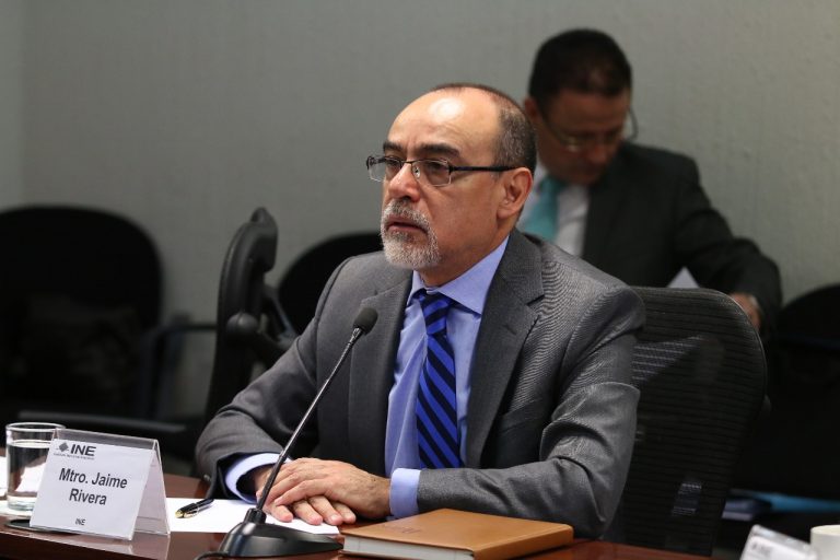 Jaime Rivera Velázquez, Consejero Electoral e integrante de la Comisión temporal de presupuesto 2019.