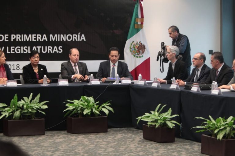Recepción de documentación electoral en el marco de la LXIV Legislatura.