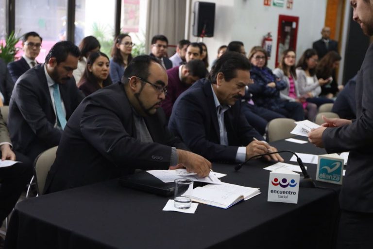 Comisión de Fiscalización. Sorteo para interventores que seguirán la cancelación de los Partidos Encuentro Social y Partido Nueva Alianza.