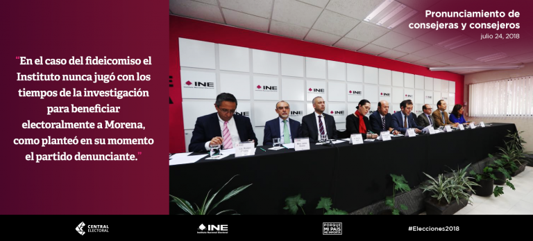 Pronunciamiento de consejeras y consejeros