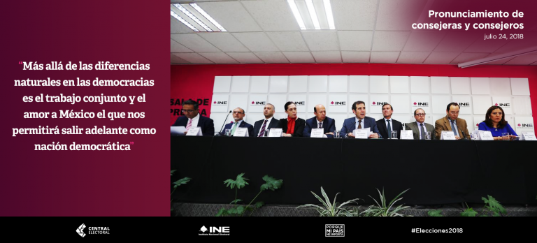 Pronunciamiento de consejeras y consejeros