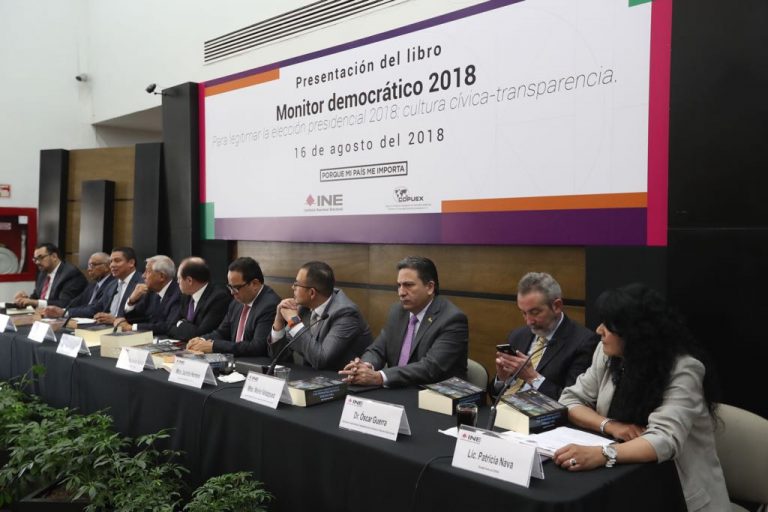 Presentación del Libro: Monitor Democrático 2018.