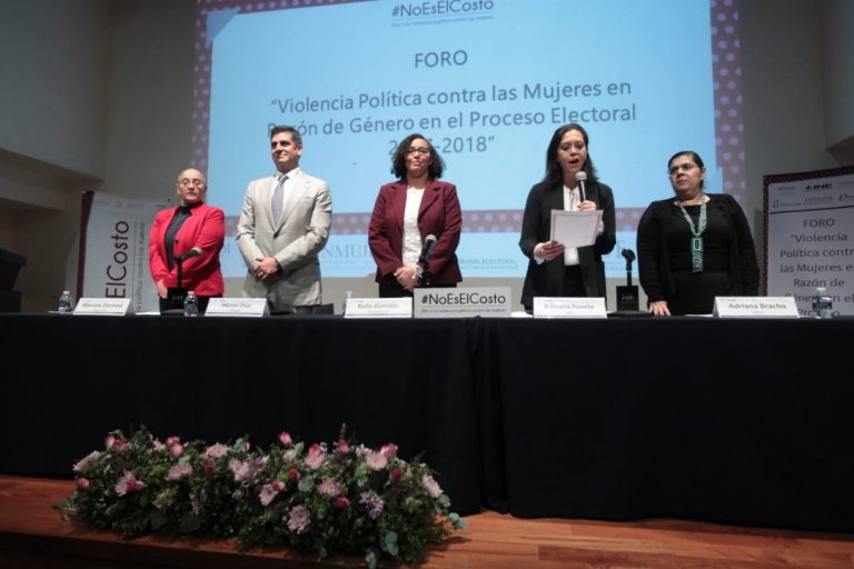 Foro: Violencia Política contra las Mujeres en Razón de Género en el Proceso Electoral 2017-2018.