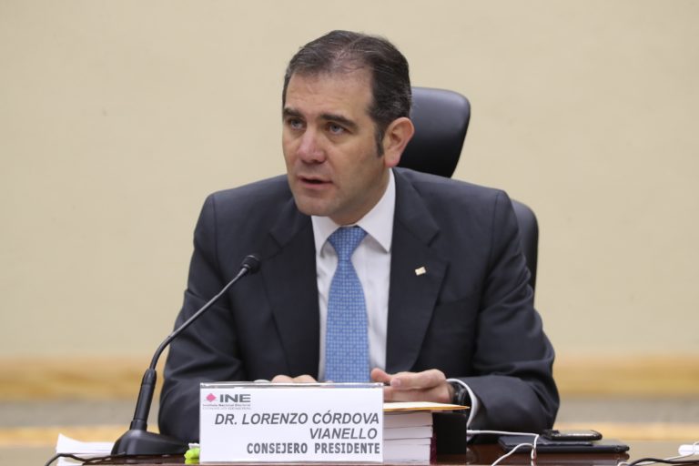 Lorenzo Córdova Vianello, Consejero Presidente del INE.