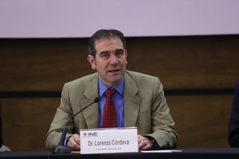 Lorenzo Córdova Vianello, Consejero Presidente del INE.