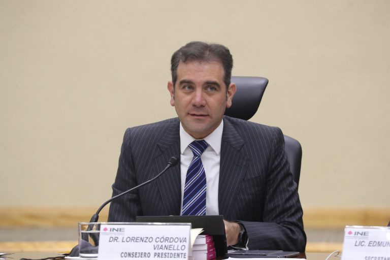 Lorenzo Córdova Vianello, Consejero Presidente del INE.