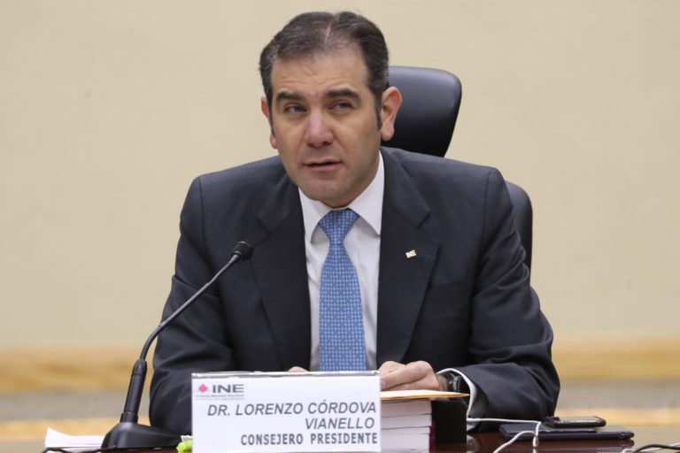 Lorenzo Córdova Vianello, Consejero Presidente del INE.