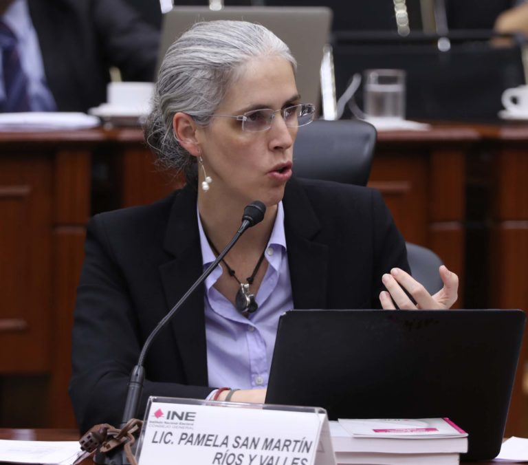 Pamela San Martín Ríos y Valles, Consejera Electoral.