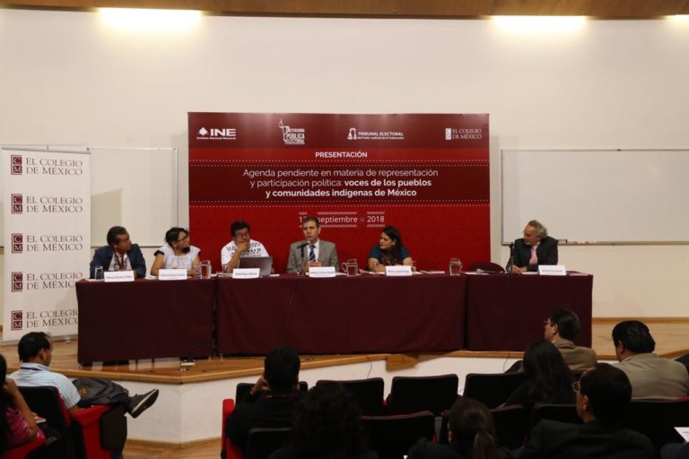 Presentación Agenda pendiente en materia de representación y participación política: voces de los pueblos y comunidades indígenas de México.