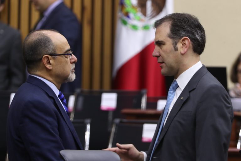Jaime Rivera Velázquez, Consejero Electoral y Lorenzo Córdova Vianello Consejero Presidente.