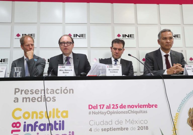 Conferencia de prensa para presentar la Consulta Infantil y Juvenil 2018.