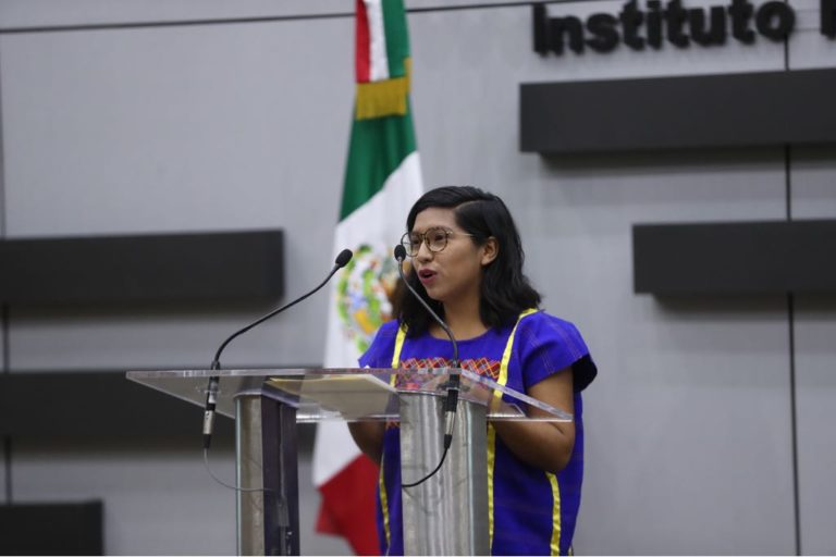 Mitzy Violeta Cortés Guzmán, testimonio del voto de las mujeres en México.