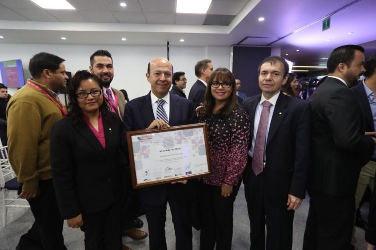 Enrique Andrade González, Consejero Electoral del INE en la Entrega de Premio a la innovación en transparencia 2018.