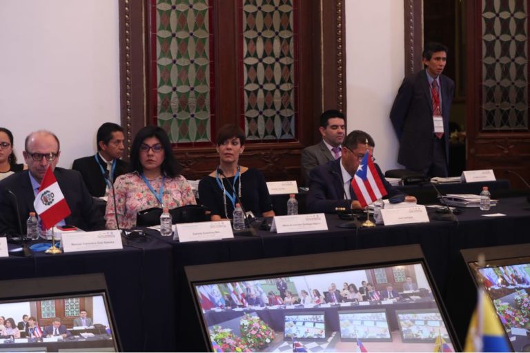 Clausura de la XVI Conferencia de la Unión Interamericana de Organismos Electorales (UNIORE).