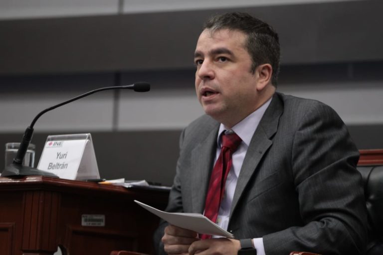 Yuri Beltrán, Consejero Electoral del Instituto Electoral de la Ciudad de México.