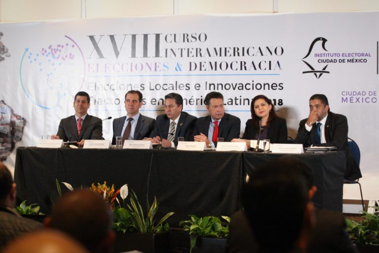 XVIII Curso Interamericano Elecciones y Democracia, Elecciones Locales e Innovaciones Electorales en América Latina 2018.