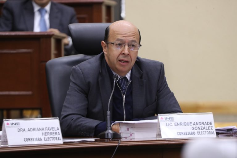 Enrique Andrade González, Consejero Electoral.