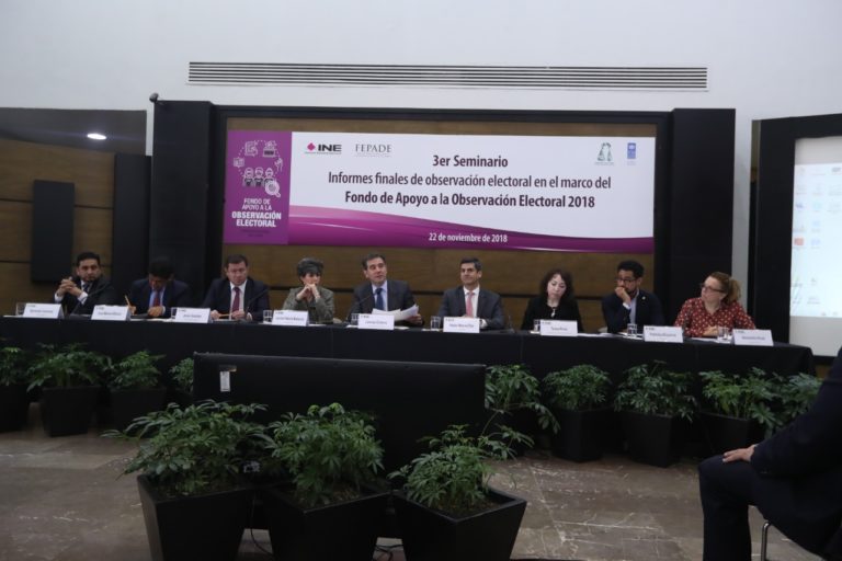 3er. Seminario de Informes Finales de Observación Electoral