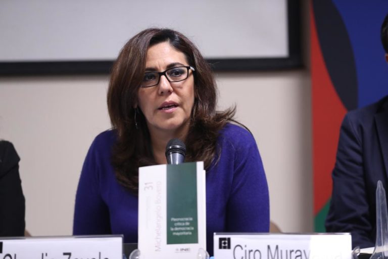 Claudia Zavala Pérez, Consejera Electoral.