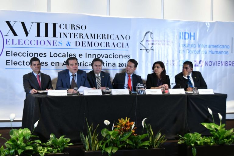 XVIII Curso Interamericano Elecciones y Democracia, Elecciones Locales e Innovaciones Electorales en América Latina 2018.