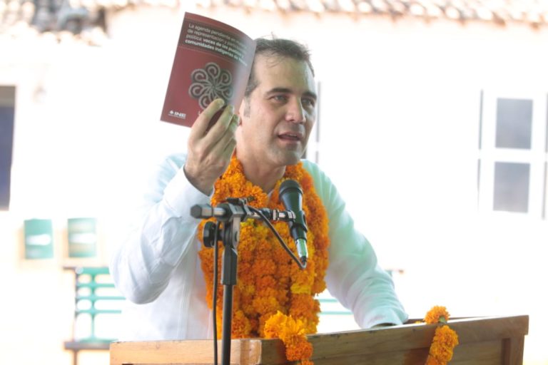 Lorenzo Córdova Vianello, Consejero Presidente del INE.