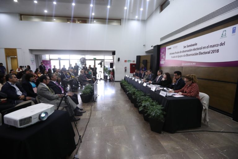3er. Seminario de Informes Finales de Observación Electoral