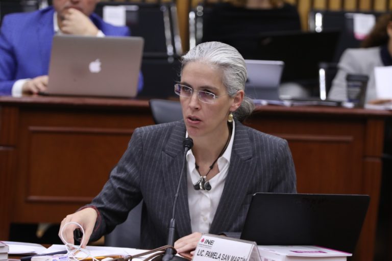 Pamela San Martín Ríos y Valles, Consejera Electoral.