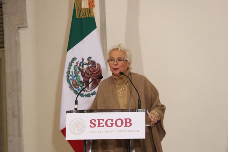 Secretaria de Gobernación Olga Sánchez Cordero