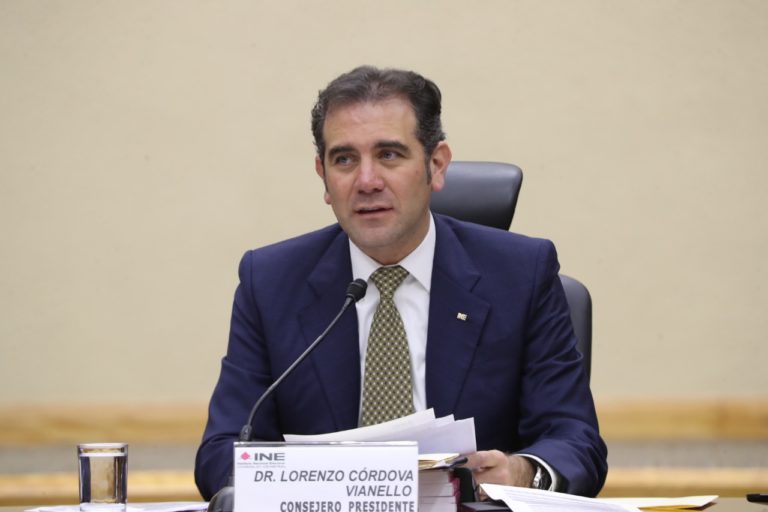 Lorenzo Córdova Vianello, Consejero Presidente del INE.