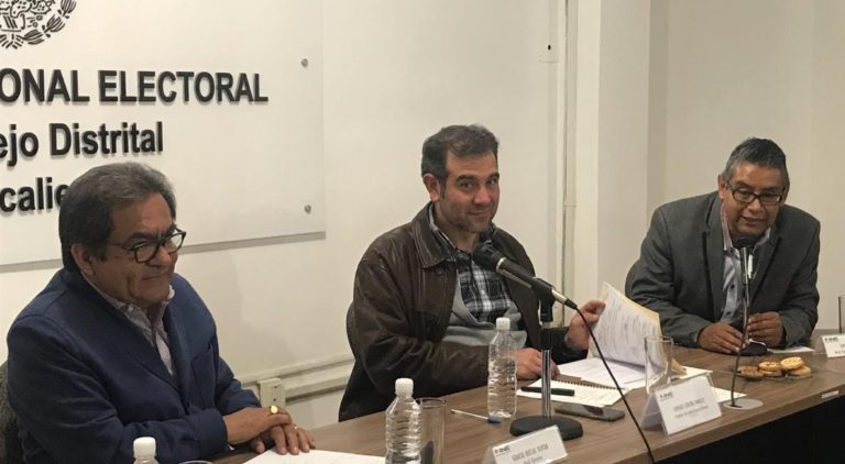 Reunión en el Consejo Distrital 02  con el Vocal Ejecutivo  Ignacio Ruelas