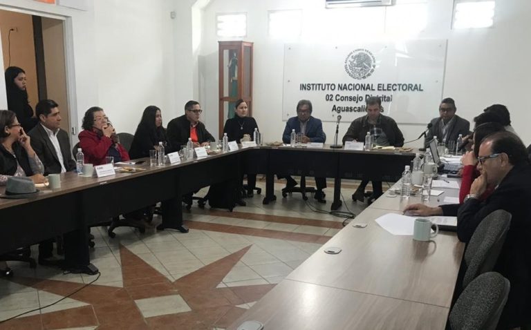 Gira de trabajo del Consejero Presidente del INE Lorenzo Córdova en la entidad de Aguascalientes.