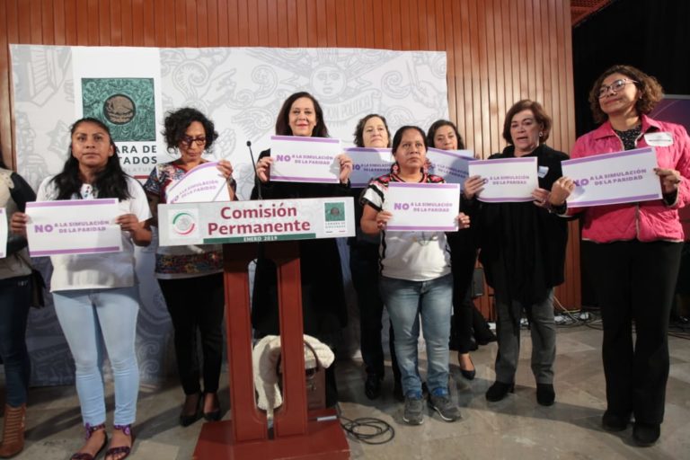 Conferencia de Prensa Simulación de la Paridad en el estado de Oaxaca.