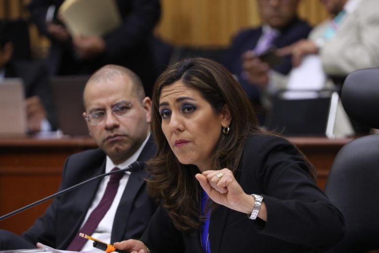 Roberto Ruíz Saldaña y Claudia Zavala Pérez, Consejeros Electorales.