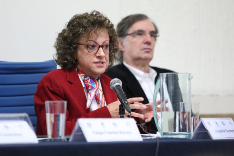 Jaqueline Peschard Mariscal FCPyS- UNAM y José Woldenberg Karakowsky FCPyS-UNAM.