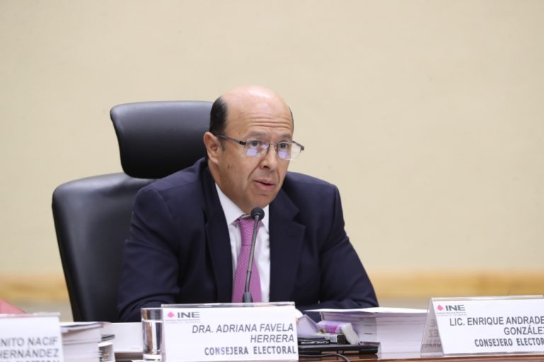 Enrique Andrade González, Consejero Presidente del INE.