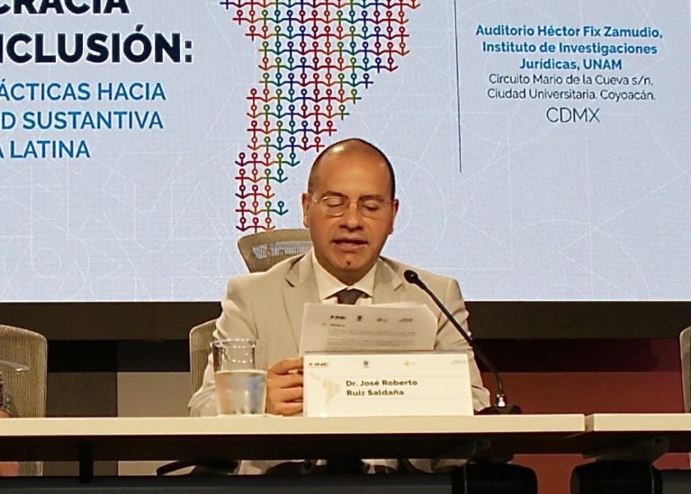 Roberto Ruíz Saldaña, Consejero Electoral del INE.